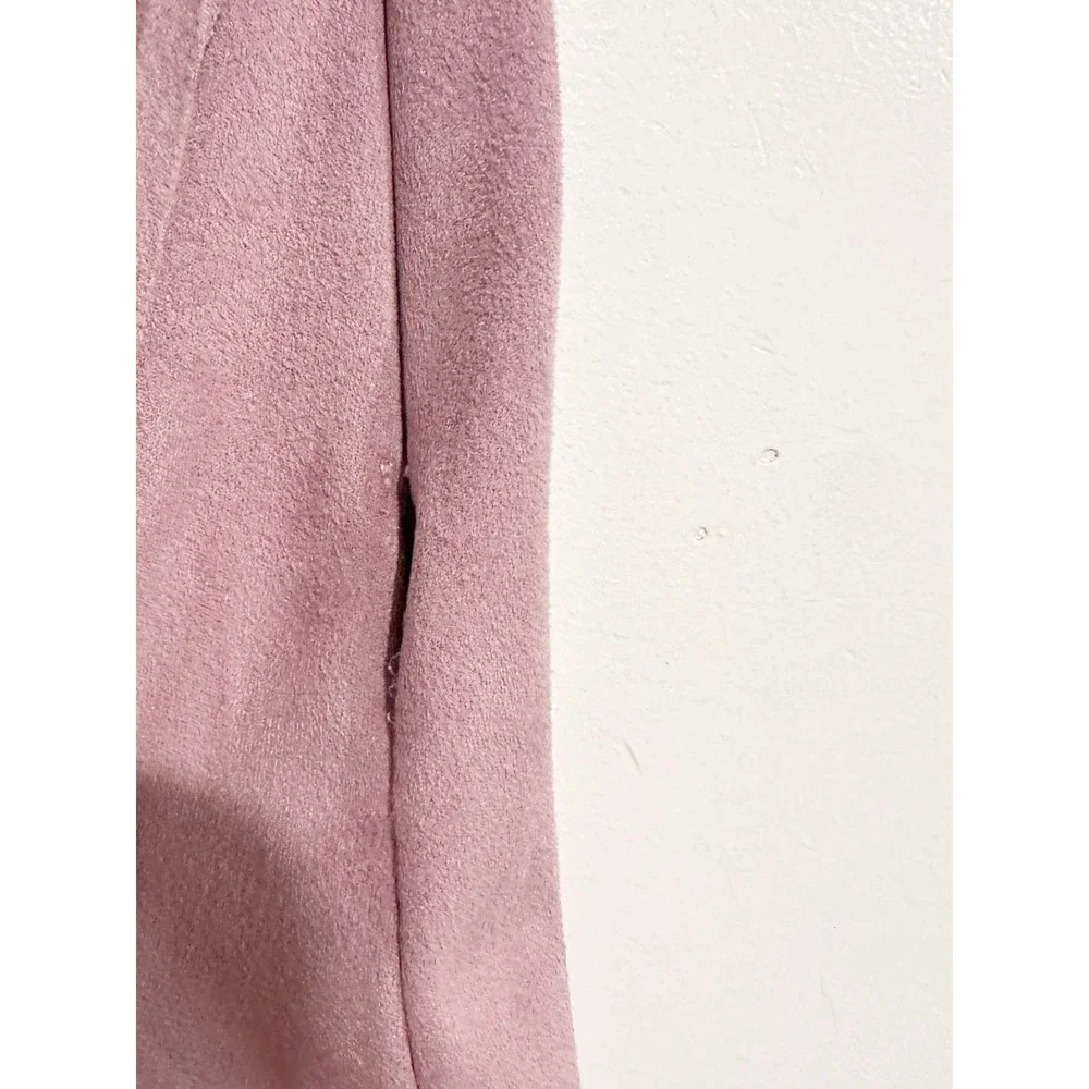 NWT Idyllwind Purple Fringe Faux Suede Skirt Size XS